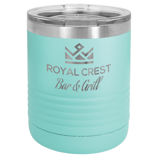 Teal 10 oz. Ringneck Tumbler with Clear Lid