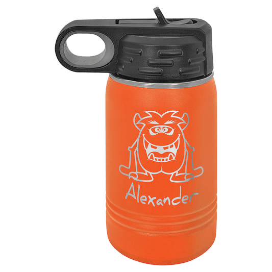 Orange 12 oz. Water Bottle