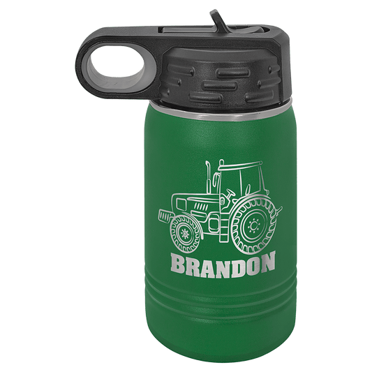 Green 12 oz. Water Bottle